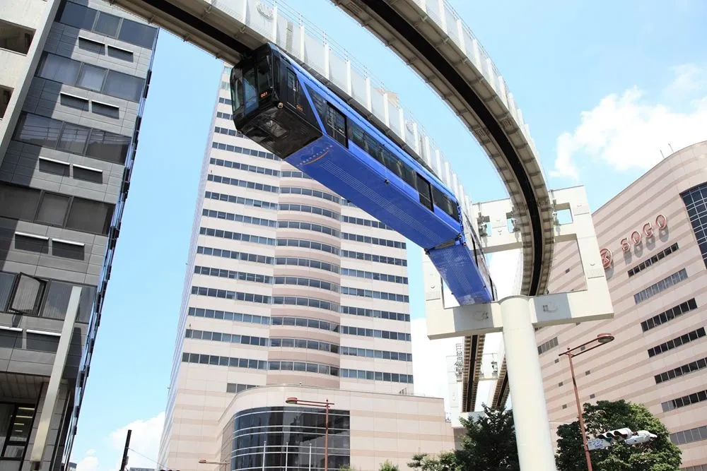 千葉市の懸垂型モノレール